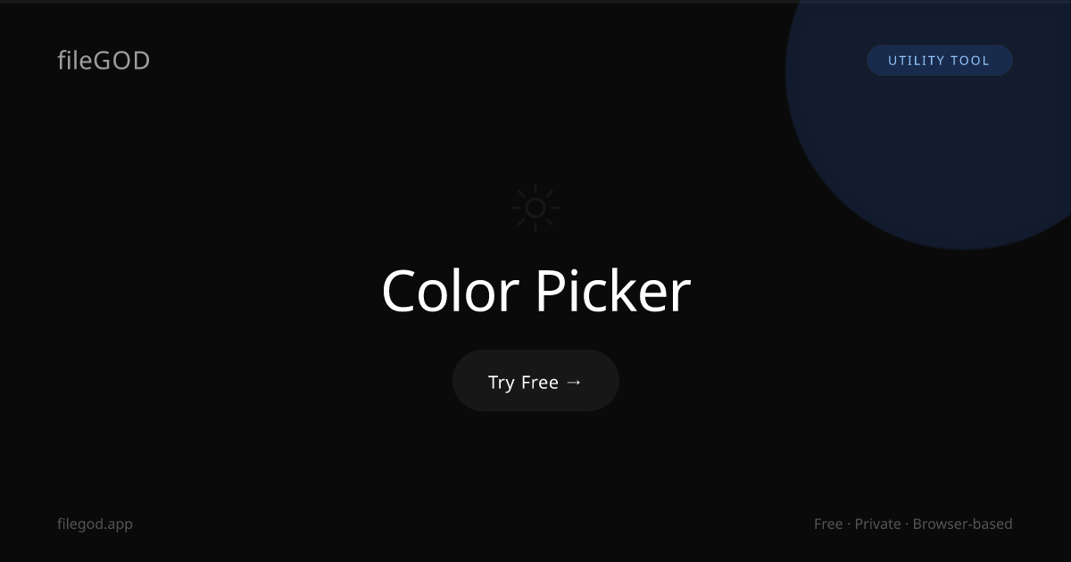 Pick Colors from Any Image — HEX, RGB, HSL | fileGOD