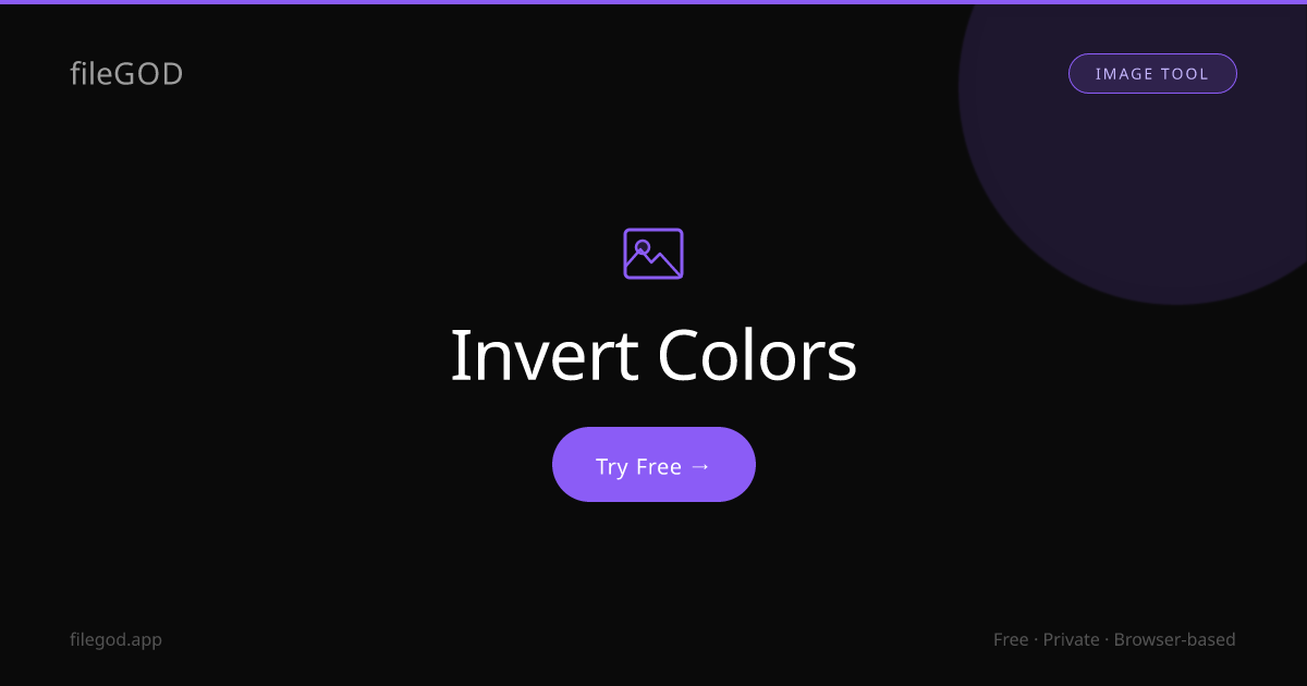 Invert Image Colors to Negative Online for Free | fileGOD
