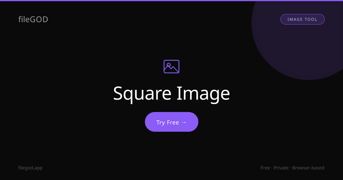 Make Any Image Square Online — Free Tool | fileGOD